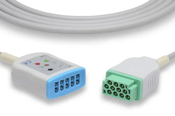 GE Healthcare Compatible ECG Trunk Cable – 2017003-001