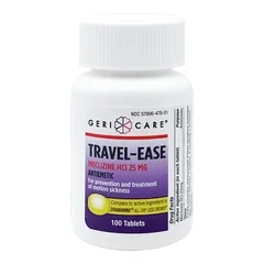 Geri-Care Nausea Relief 25 mg Strength Tablet 100 per Bottle, 1/BO