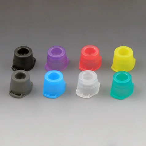 Globe Scientific Universal Snap Cap for 12mm, 13mm and 16mm Tubes, Yellow, 1000/pk