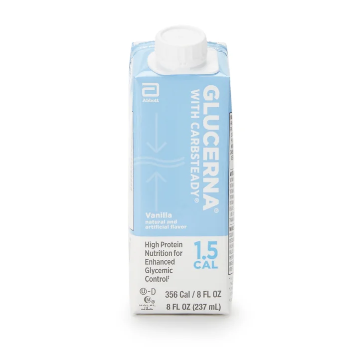 Glucerna® 1.5 Cal Nutritional Supplemental Formula, Vanilla, 8 oz Can