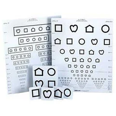 Good-Lite Distance Visual Eye Chart Lea Symbols 10 Foot 15-Line / Pediatric, 1/ EA