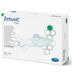 Hartmann Superabsorbant Dressing Zetuvit Plus Cellulose Fluff / Nonwoven 8 x 10″, 10 EA/BX