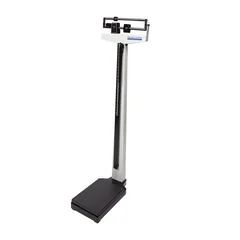 Health O Meter Physicians Scale Health O Meter® Balance Beam 390 lbs. Black / White Mechanical