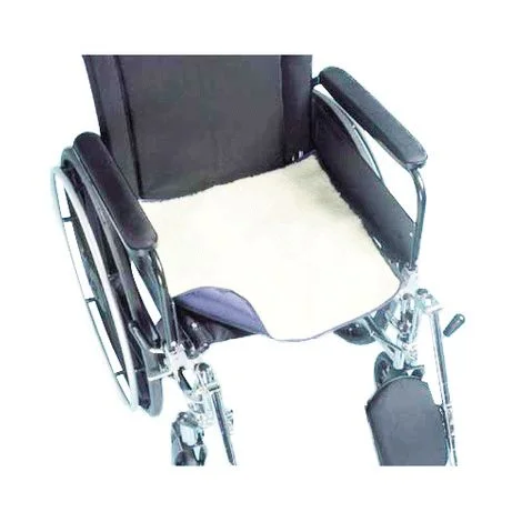 Hermell Imitation Sheepskin Chair Pad with Incontinence Barrier