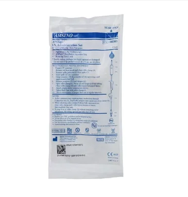 IV Administration Set Needleless Y-Injection Site 83″ 10 Drops/mL 17mL