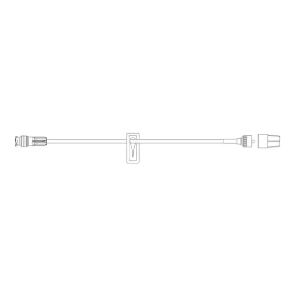 IV extension Set Needleless 6″ Spin Male Luer Lock 100/cs