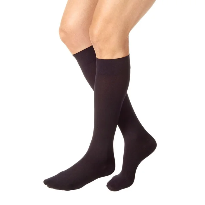Jobst Relief Compression Stockings Thigh High Stockings, 30-40mmHg, Black, X-Large – 65371/BLACK/XL
