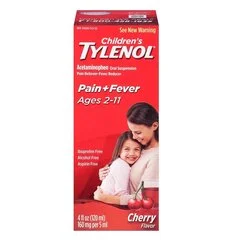 Johnson & Johnson Children’s Pain Relief Children’s Tylenol® 160 mg / 5 mL Strength Acetaminophen Oral Suspension 4 oz.