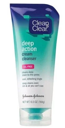 Johnson & Johnson Consumer Clean & Clear Facial Cleanser Cream 6.5 oz. Tube Scented – 381371029587