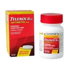 Johnson & Johnson Pain Relief Tylenol® Arthritis 650 mg Strength Acetaminophen Caplet 100 per Bottle