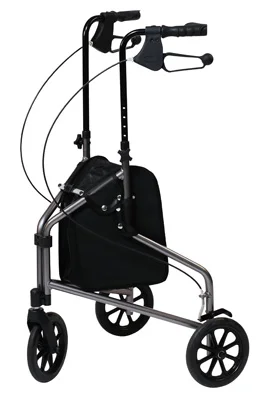 Lumex 3-Wheel Cruiser, Aluminum Rollator, Bondi Blue