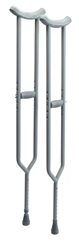 Lumex Imperial Steel Bariatric Crutches, Tall, Pair
