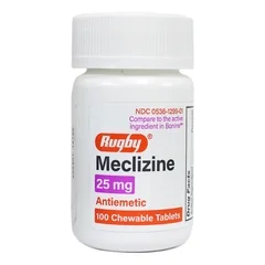 Major Pharmaceuticals Nausea Relief Rugby® 25 mg Strength Chewable Tablet 100 Per Bottle