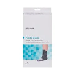 McKesson Ankle Brace Large Lace-Up / Figure-8 Strap / Hook and Loop Closure Left or Right Foot, 1/EA