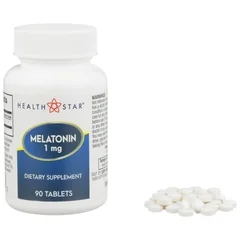 McKesson Natural Sleep Aid 90 per Bottle Tablet 1 mg Strength, 1/BT