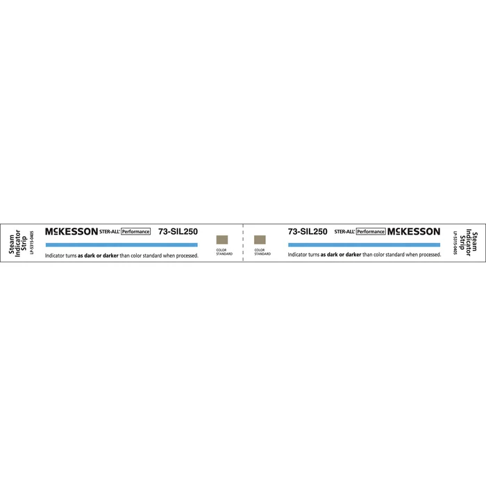 McKesson Sterilization Chemical Indicator Strip Steam 8 Inch Length