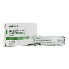 McKesson Surgical Blade McKesson Brand Carbon Steel No. 11 Sterile Disposable Individually Wrapped