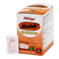 Medique Products Antacid Alcalak 420 mg Strength Chewable Tablet 200 per Box, 200/BX