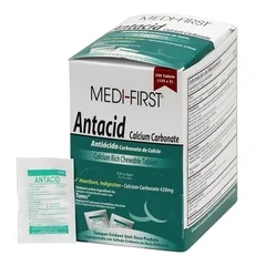 Medique Products Antacid Medi-First 420 mg Strength Tablet 2 per Pack, 125/BX