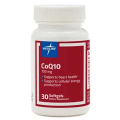 Medline Coenzyme Q10 Softgel, 100 mg, 30/Bottle, 1/BT