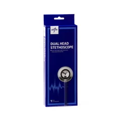 Medline Dual-Head Stethoscopes, 100 EA/CS