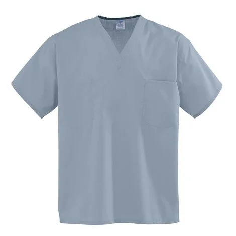 Medline Encore Unisex One-Pocket Reversible Scrub Top – Misty