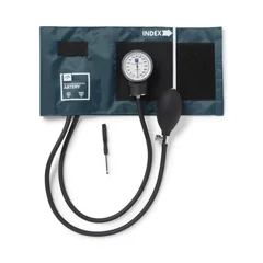 Medline Handheld Aneroid Sphygmomanometer with Nylon Case, Hunter Green, 1/EA