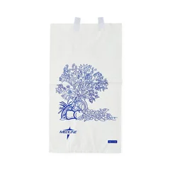 Medline Plastic Bedside Bag, White, 6.5 x 3.5 x 11.8, 1/EA