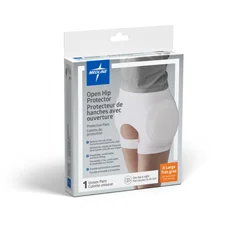 Medline Premium Hip Protector, Open, Size XL, for 44-56 Waist, 1/EA