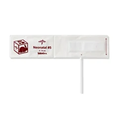 Medline Soft Cloth Single-Tube Neonatal BP Cuffs with Luer Connector, 1 Each
