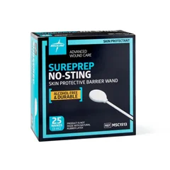 Medline Sureprep No-Sting Skin Protectant, 25 EA/BX