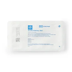 Medline Suture Removal Trays with Stainless Steel Instruments, 50 EA/CS