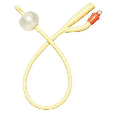 Medline Two-Way Silicone-Elastomer Coated Latex Foley Catheter – 30cc Balloon Capacity