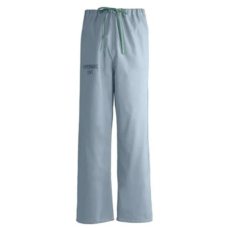 Medline Unisex Reversible Hyperbaric Drawstring Pants – Misty Green