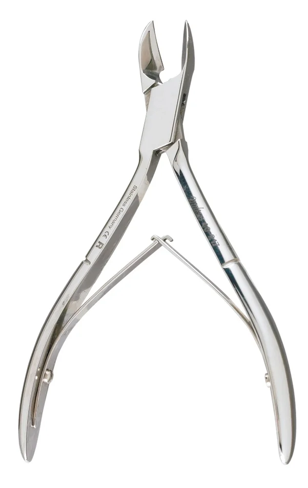 Miltex Nail Nipper, 5-1/8″ (129Mm), Concave Jaws, Double Spring, Stainless, 40-217
