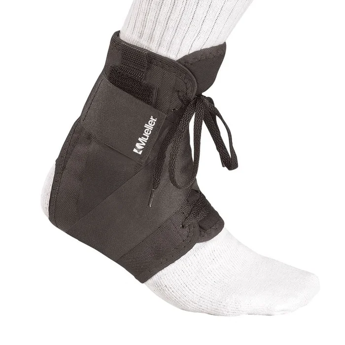 Mueller Soft Ankle Brace with Straps Soft Ankle Brace w/Straps, X-Large – 64408
