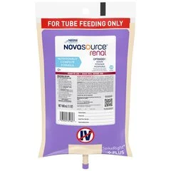 Nestle Healthcare Nutrition Tube Feeding Novasource® RENAL Unflavored 1000 mL, 6EA/CS