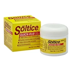 Oakhurst Company Topical Pain Relief Sostice® Quick Rub 5.1% – 5.1% Strength Menthol / Camphor Cream 1.33 oz.