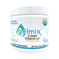 Parapharma Tech Infant Formula and Breast Milk Thickener Gelmix 4.4 oz. Jar Unflavored Powder IDDSI Level 1 Slightly Thick, 1/EA