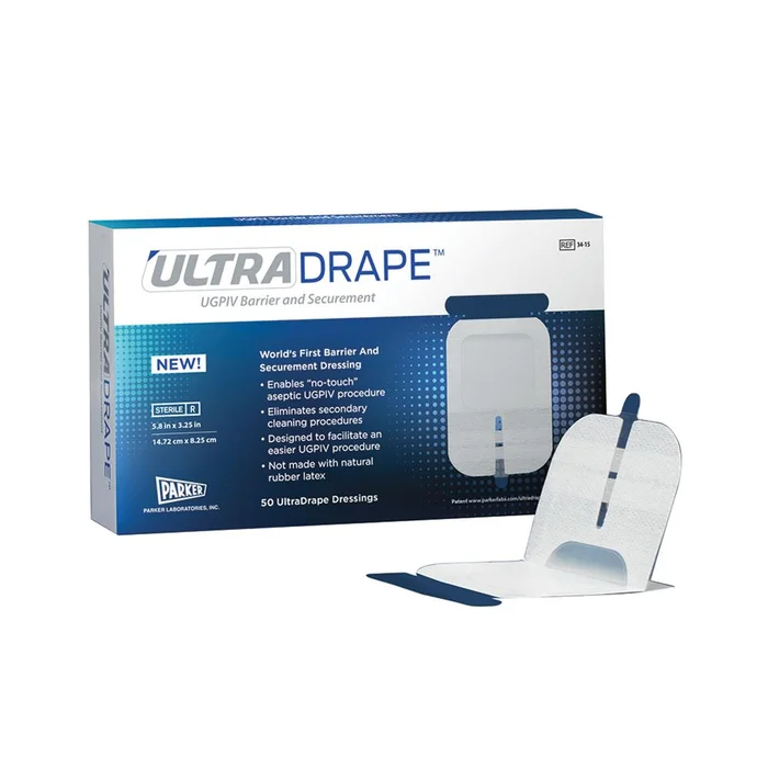 Parker Laboratories UltraDrape UGPIV Barrier and Securement UltraDrape UGPIV Barrier, 50/cs – 939265