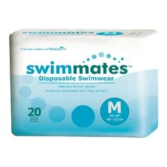 PBE Swimmates™ Disposable Swim Diapers, Medium, 80 EA/CS