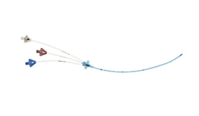 Pressure Injectable Arrowg+ard Blue Plus Three-Lumen CVC PI CVC KIT: 3-L 7 FR X 16 CM AGB+, 5/CS