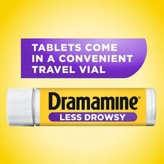 Prestige Medical Nausea Relief Dramamine® Motion Sickness All Day Less Drowsy 25 mg Strength Tablet 8 Per Box - Image 3