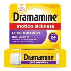 Prestige Medical Nausea Relief Dramamine® Motion Sickness All Day Less Drowsy 25 mg Strength Tablet 8 Per Box