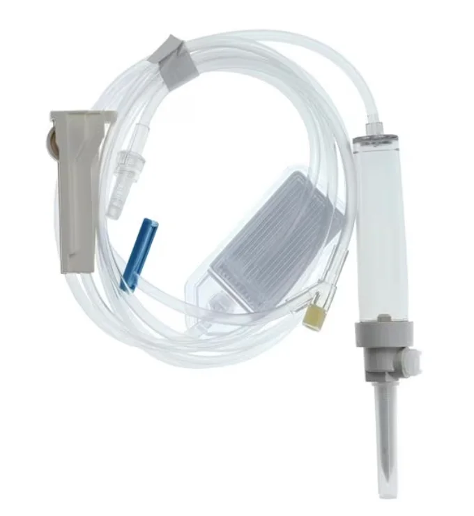 Primary IV Administration Set Vygon Gravity 1 Port 20 Drops / mL Drip Rate 0.2 Micron Filter 84 Inch Tubing Solution Without Flow Regulator, 50/Case