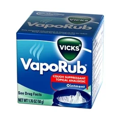 Procter & Gamble Chest Rub Vicks VapoRub 4.8% – 1.2% – 2.6% Strength Ointment 1.76 oz., 1/EA