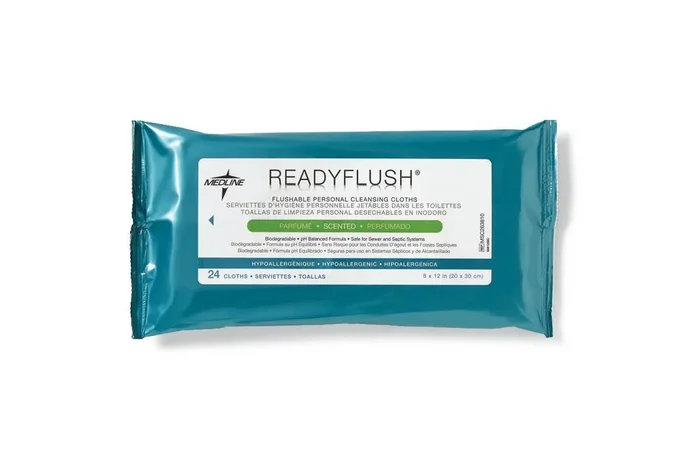 ReadyFlush Biodegradable Flushable Wipes, 3 Packs of 24