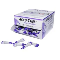 Roche Diagnostics Lancet Accu-Chek® Safe-T-Pro® Plus 1.3 mm, 1.8 mm, 2.3 mm, 200EA/BX 6BX/CS