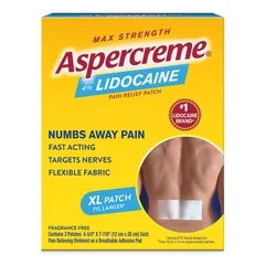 Sanofi Pasteur Topical Pain Relief Aspercreme® 4% Strength Lidocaine Patch
