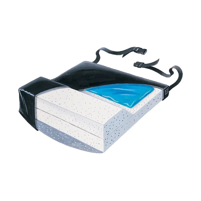 SkiL-Care Gel Anti-Thrust Cushion Gel Anti-Thrust Cushion, Firm Base, 18″W x 16″D – 757125